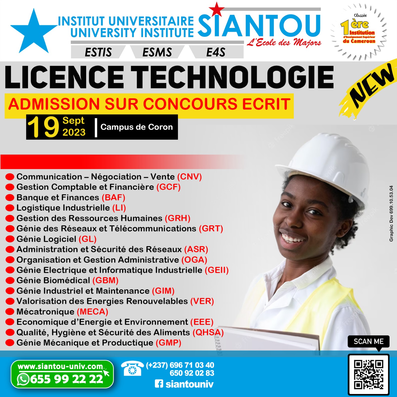 CANDIDATURE LICENCE TECHNOLOGIQUE